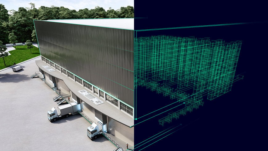 Siemens provides a holistic digital twin of a logistics center